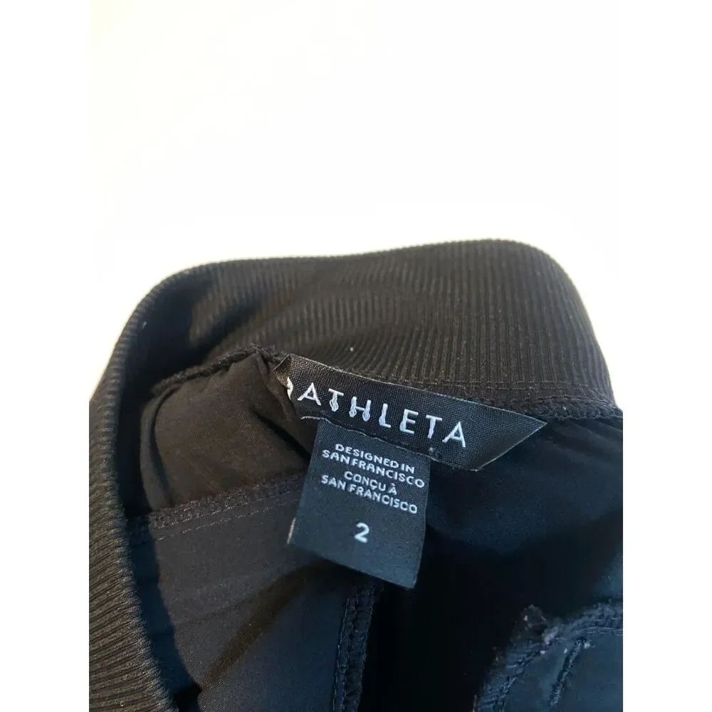 Athleta Brooklyn Ankle Pant BLACK Size 2
